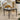 Quatropi Modern 4 Seater Dining Table And Chairs Set - Grey Ceramic Marble Table Top