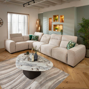 Quatropi Modern 5 Seater Large Recliner Corner Sofa L-Shape Settee Beige 372x220cm 8