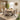 Quatropi Modern 6 Chair Natural Round Solid Wooden Dining Table Set Mink 150cm
