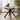 Quatropi Modern 6 Seat Solid Wooden Round Dining Table Natural Star Base 140cm