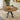Quatropi Modern 6 Seat Solid Wooden Round Dining Table Stained Star Base 140cm