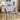 Quatropi Modern 6 Seater Ceramic Marble Dining Table And Chairs Set White Grey