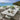 Quatropi Modern 6 Seater Ceramic Outdoor Garden Dining Set Aluminium Cream