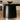Quatropi Modern 6 Seater Round Dining Set Lazy Susan Black White Leather 160cm