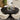 Quatropi Modern 6 Seater Round Dining Set Lazy Susan Black White Leather 160cm