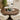 Quatropi Modern 6 Seater Round Dining Set Lazy Susan Walnut White Leather 160cm