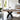 Quatropi Modern 6 Seater Round Dining Table Reclaimed Oak Black Metal 150cm