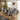 Quatropi Modern 8 Seat Extending Ceramic Dining Table and Chairs Set Grey Black