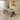 Quatropi Modern 8 Seat Live Edge Wooden Dining Table And Chair Set Natural Beige