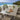 Quatropi Modern 8 Seat Outdoor Garden Dining Table Cross X-Leg Metal Beige 220cm