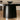 Quatropi Modern 8 Seater Large Round Dining Table LED Lazy Susan Black Oak 160cm