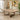 Quatropi Modern 8 Seater Natural Solid Wood Extending Dining Set Blue 160-230cm