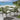 Quatropi Modern 8 Seater Outdoor Garden Dining Set Green Oak Wood Effect Aluminium