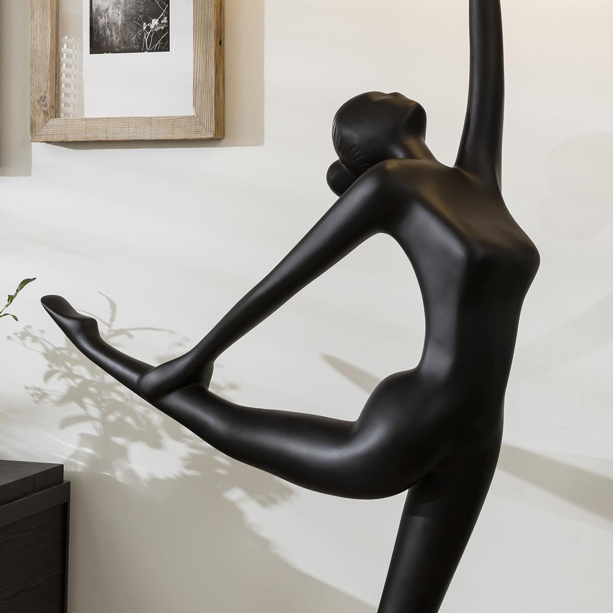 Quatropi Modern Abstract Lady Floor Lamp Artistic Statue 190cm Tall - LED Ball
