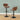Quatropi Modern Adjustable Bar Stool with Back & Footrest Brown Leather-Look Fabric