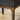 Quatropi Modern Bedside Lamp Side Table with Drawer Black Oak Brass 55x45cm