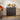 Quatropi Modern Bedside Side Table Cabinet with Drawers Black Oak Brass 65x45cm