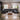 Quatropi Modern Black Leather Corner Sofa 5 Seater Modular Settee 374x208cm