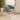 Quatropi Modern Carver Dining Chair with Arms Premium Teal Velvet Silver Legs