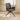 Quatropi Modern Carver Swivel Dining Room Chair with Arms Grey Boucle