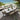 Quatropi Modern Ceramic Garden Table And Chairs 6 Seat Dining Set Beige 180cm