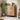 Quatropi Modern Chest of Drawers Dresser Oak Wood & Gold Metal Brown 90cm