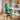 Quatropi Modern Ergonomic Office Chair Home Desk Computer Black Turquoise Blue Fabric 
