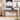 Quatropi Modern Home Office Shagreen Desk with Storage Drawers Black Brass 168cm