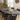 Quatropi Modern Industrial Oval Black Kitchen Dining Room Table 220x120cm