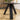 Quatropi Modern Industrial Small Round Black Kitchen Dining Room Table 120cm