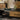 Quatropi Modern Industrial Solid Wood Living Room Coffee Table Black 140x90cm