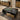 Quatropi Modern Industrial Solid Wood Living Room Coffee Table Black 140x90cm