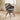 Quatropi Modern Industrial Swivel Grey Velvet Kitchen Dining Room Chair Oak Legs