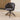 Quatropi Modern Kitchen Carver Dining Room Chair Grey Fabric Swivel Base