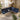 Quatropi Modern Kitchen Corner Dining Bench Blue Fabric 5 Seater Left-Hand