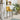 Quatropi Modern Kitchen Counter Bar Stool with Back Mustard Yellow