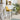Quatropi Modern Kitchen Counter Bar Stool with Back Mustard Yellow