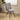 Quatropi Modern Kitchen Dining Room Chair Woven Grey Fabric Metal Legs