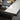Quatropi Modern Large Glass Square Black Coffee Table White Ceramic 120cm