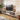 Quatropi Modern Large TV Stand Cabinet Unit Gloss White Walnut Wood 201cm