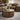 Quatropi Modern Living Room Round Wooden Coffee Table