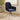 Quatropi Modern Navy Blue Velvet Kitchen Carner Dining Room Chair with Arms