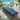 Quatropi Modern Outdoor Garden Lounger Cushioned Sun Lounger Blue Aluminium