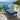 Quatropi Modern Outdoor Garden Lounger Cushioned Sun Lounger Blue Aluminium