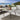 Quatropi Modern Outdoor Garden Square Coffee Table Aluminium Beige Ceramic 90cm