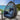 Quatropi Modern Outdoor Hanging Egg Chair Garden Swing Chair Blue Black