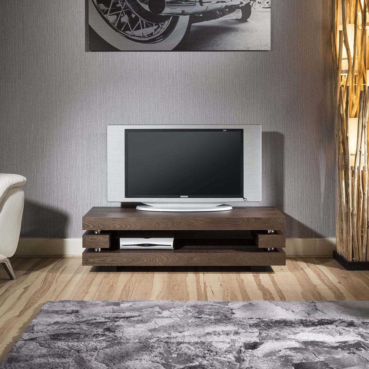 Quatropi Modern Quatropi Designer TV Cabinet/Television Stand Elm Stunning 397F