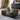 Quatropi Modern Rectangular Black Coffee Table Oak Relcaimed Elm Wood 100x80cm