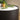 Quatropi Modern Round Black Bedside Lamp Side Table White Ceramic Marble 48cm