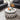 Quatropi Modern Round Outdoor Garden Coffee Table White Grey Aluminium 85cm